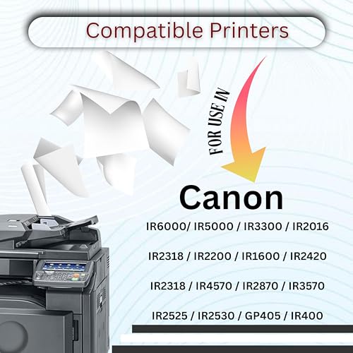 Image of MOMAD Xerox Machine tonner Powder 500G Compatible for IR3300, 2200, 2016, 2018, 2020, 3570, 4570, 5050, 6570, 5000, 6000, 7000, 8000, 2870, 3230, 3225, 5075, 2230, 405, IR400 Black Ink Powder