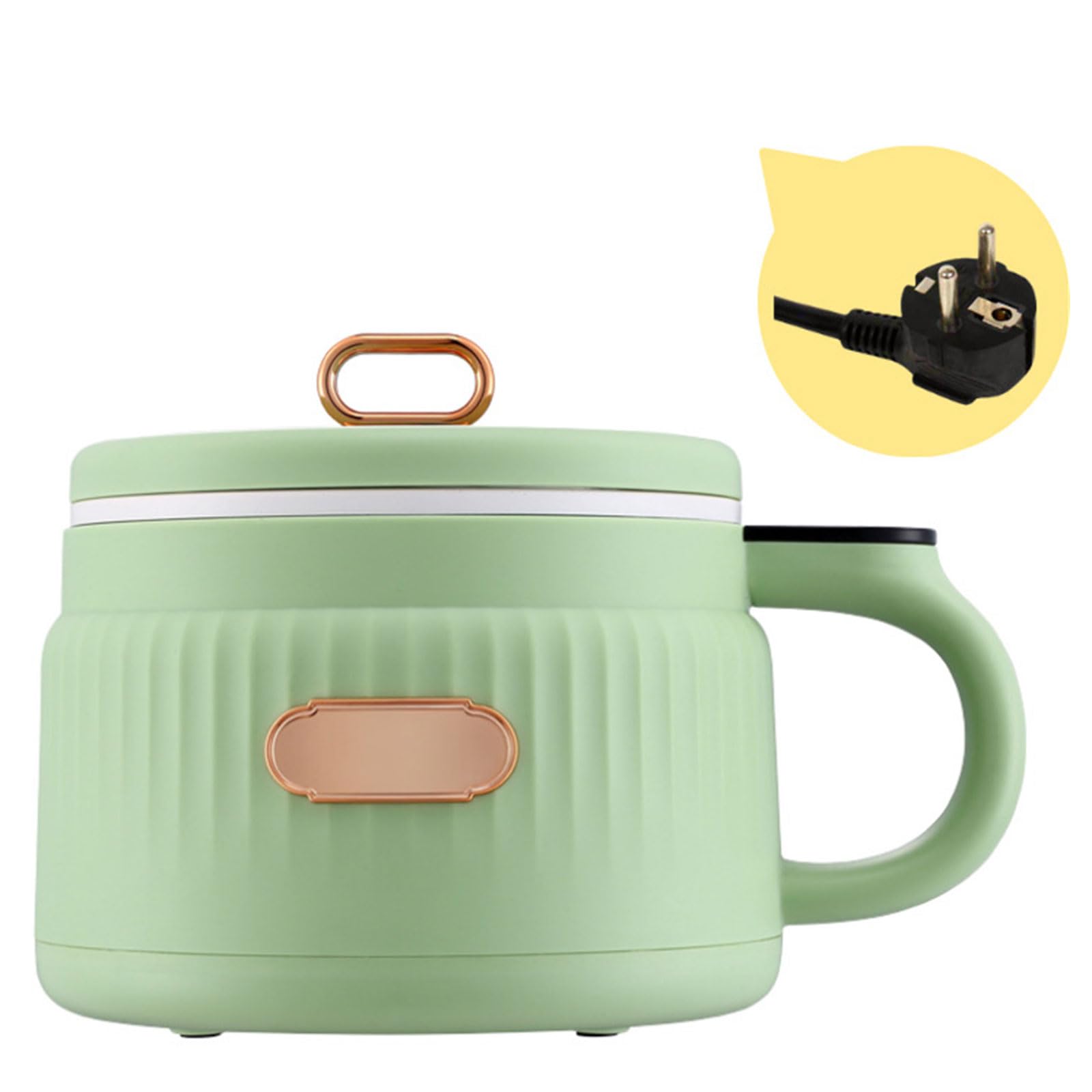 Pottes Chaudes Électriques 1.6L Portable Cuideur Antiadhésif Pots De Cuisson Électrique Adaptés Plats Rapides Nouilles De Steak
