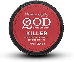 Pomada Capilar Killer, QOD Barber Shop, Matte, 70g
