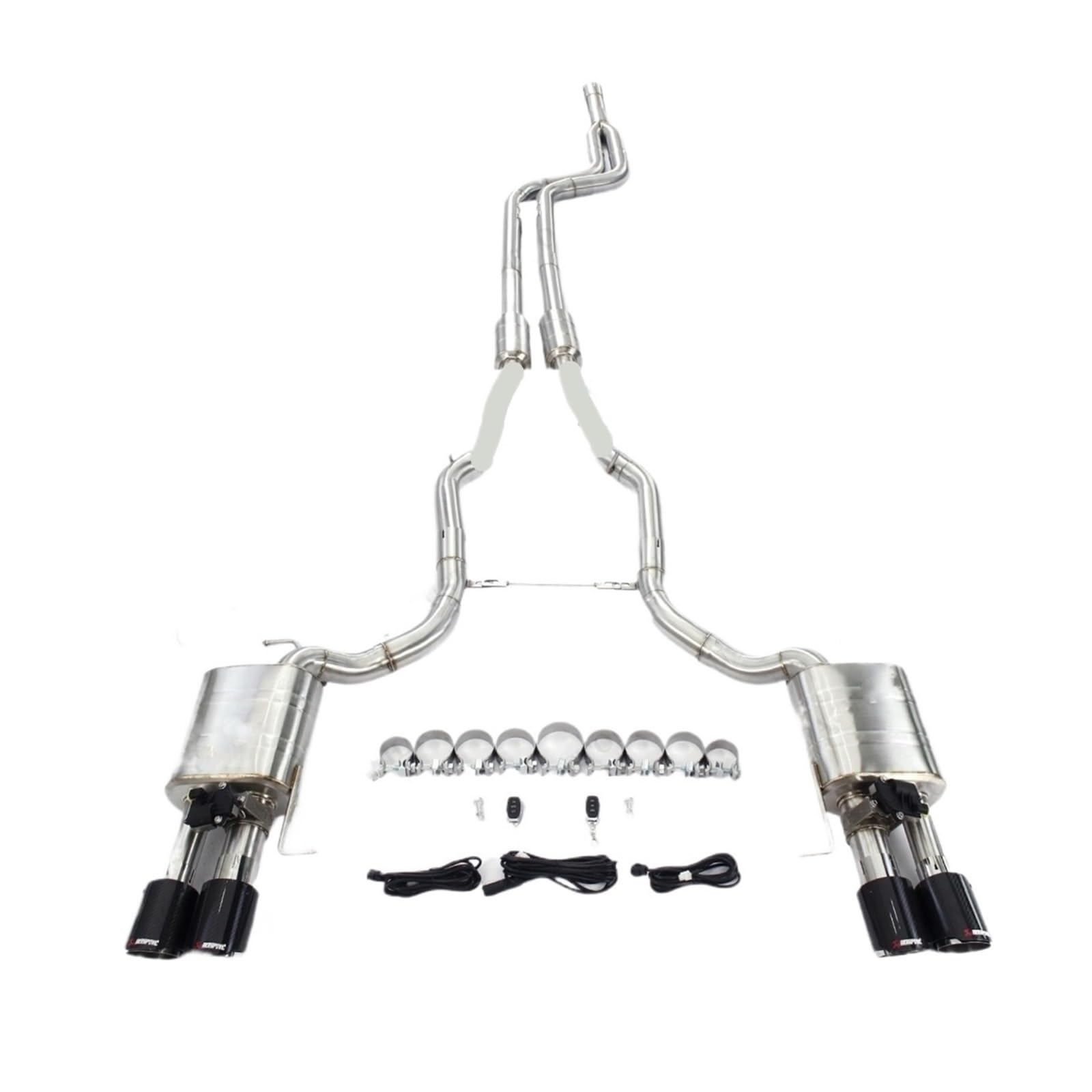 Katalizator katalizator Pasuje do BMW 535i F10 3.0T 2011-2016 tłumik Valvetronic rura wydechowa zdalny układ wydechowy Catback katalizator akcesoria(Polished kit)