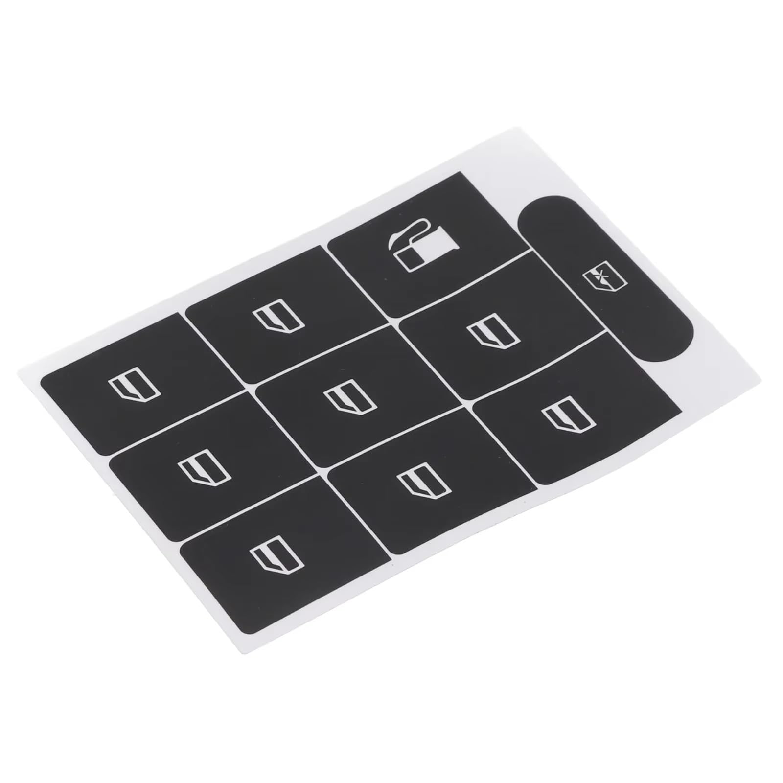 Button Trim Compatible with VW for Golf MK5 for Passat B6 Car Window Button Repair Sticker