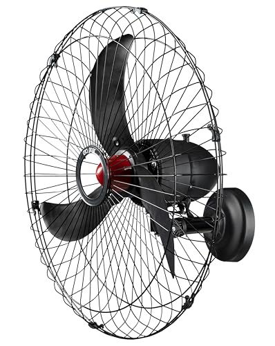 Ventilador Oscilante de Parede 70 cm Preto Bivolt