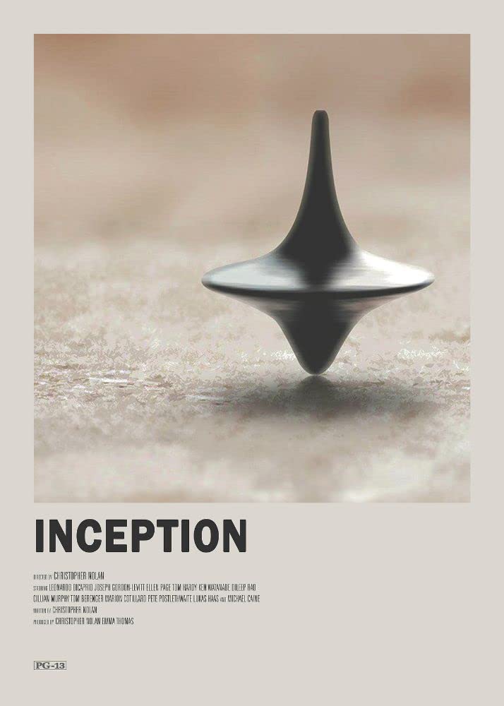 Tallenge - Inception - Leonardo Dicaprio - Christopher Nolan - Hollywood SciFi Movie Art Poster - Small Poster(Paper,12x17 inches, Multicolour)