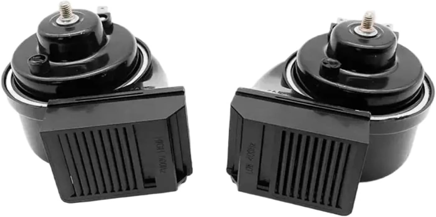 New 12V Waterproof Whistle High-Pitched Car Snail Electric Horn Dual-Tone