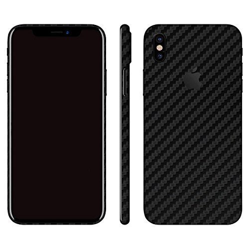 SKIN PREMIUM - ADESIVO FIBRA DE CARBONO IPHONE X (cinza)