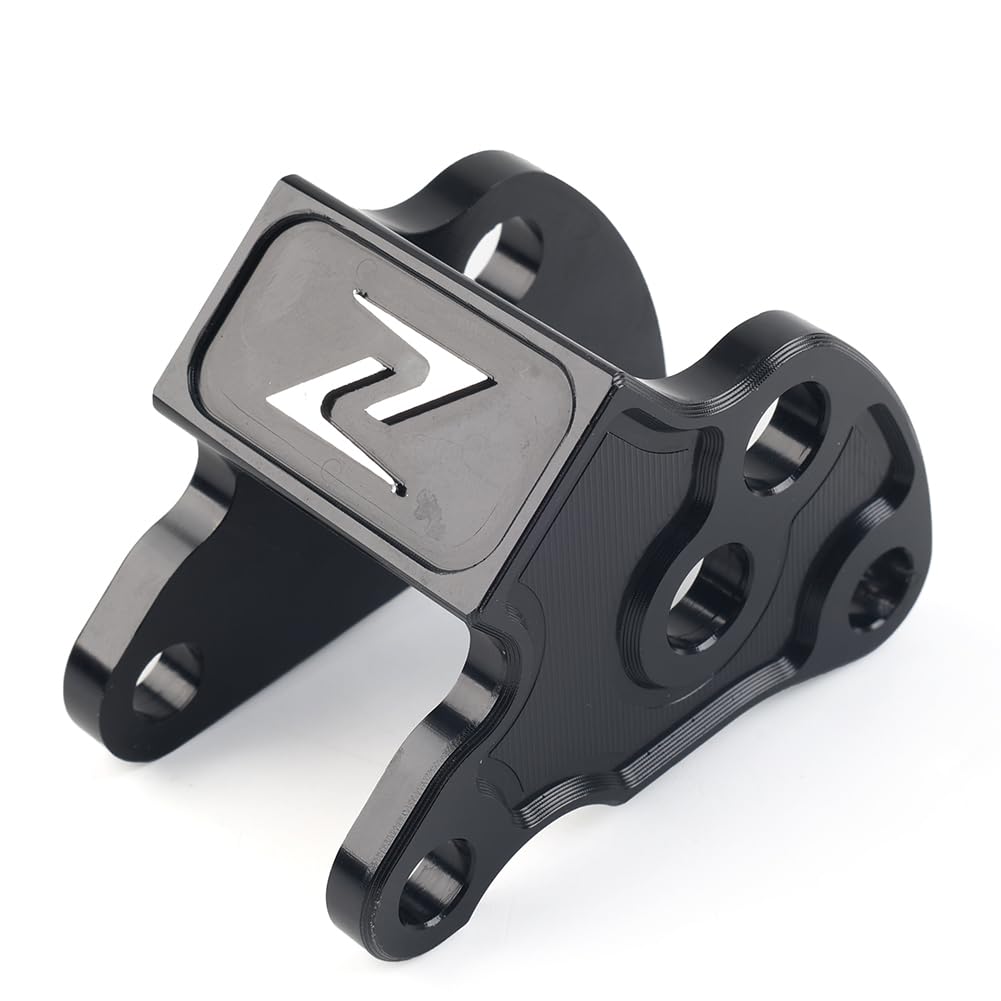 FSFY Kit di collegamento per abbassamento sospensioni moto, Set di collegamenti per abbassamento sospensioni posteriori in alluminio da 1 pezzo per Vespa Sprint 150 Primavera 150,Nero