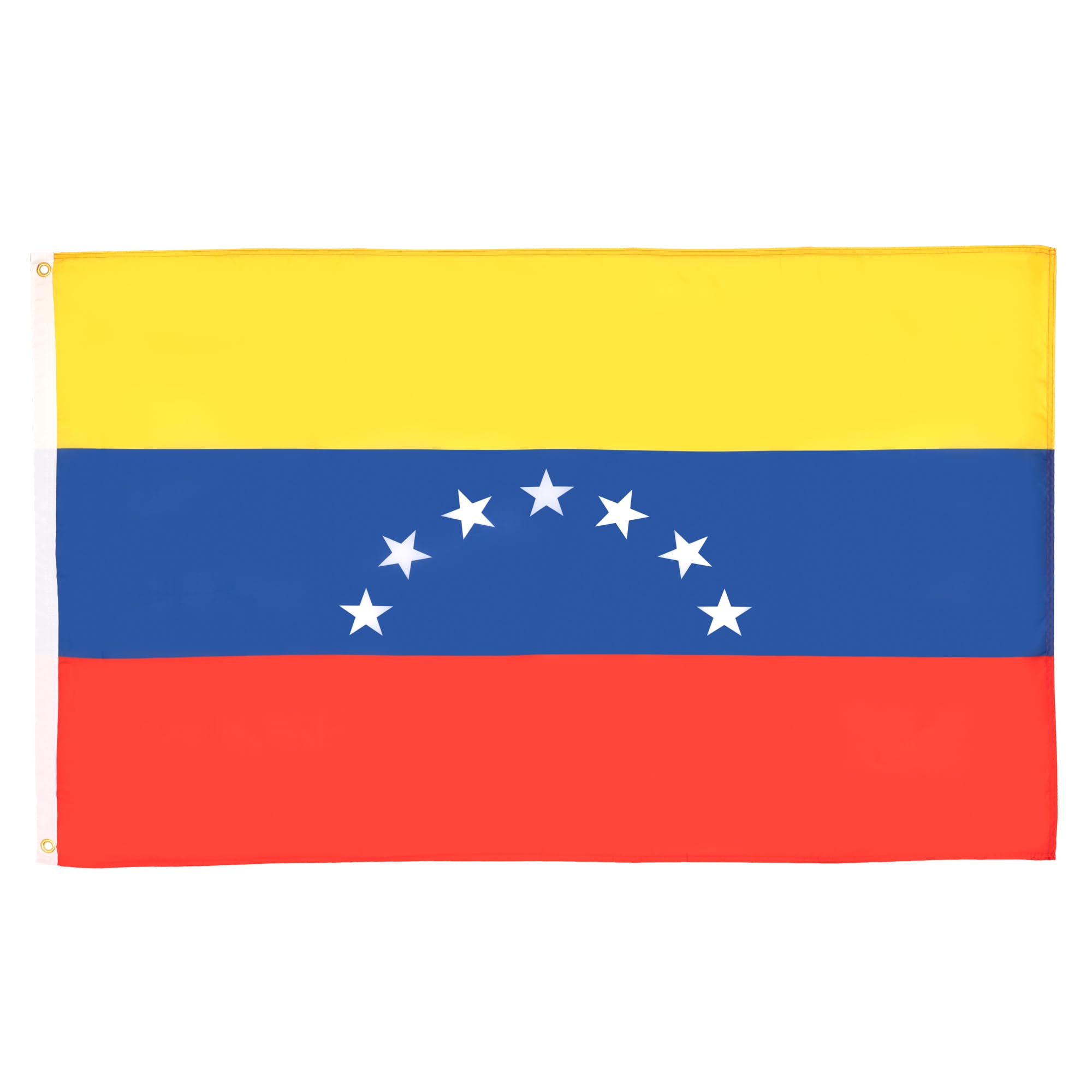 AZ FLAG - Set of 5 Venezuela Flag - 90 x 60 cm - Venezuelan Flag 100% Polyester with Integrated Metal Eyelets