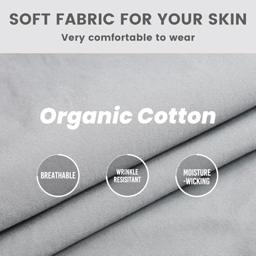 maamgic Men's Classic-fit 5.5" Cotton Casual Shorts Elastic Waistband with Multi-Pocket Daily Wear Walking Summer Outfit2