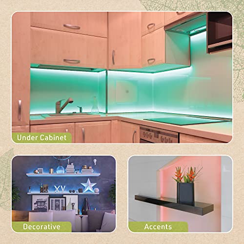 Kit Completo de Tira LED Multicolor RGB Flexible 8 ft miniatura 5