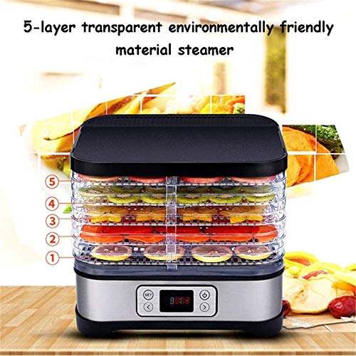 STBAAS Dörrautomat, elektrische Küchen Tray Dörr Machin, Digital Timer und Temperaturregelung – Bild 3