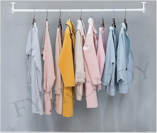 Miniatura 6 de White Edition - Tubo de acero inoxidable para armario, soporte de barra de soporte para palanca de armario (1-1/4 pulgadas, 4 unidades)