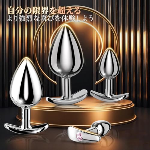 Hisecret アナルプラグ アナルビーズ ステンレス製 アナル&前立腺 アナル拡張開発 肛門栓 オナニーグッズ SM 調教 野外プレー 膣トレ 男女兼用 4点セット - 画像6