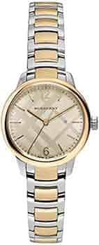 Amazon.co.jp: BURBERRY バーバリー BU10118 シルバー/ゴールド