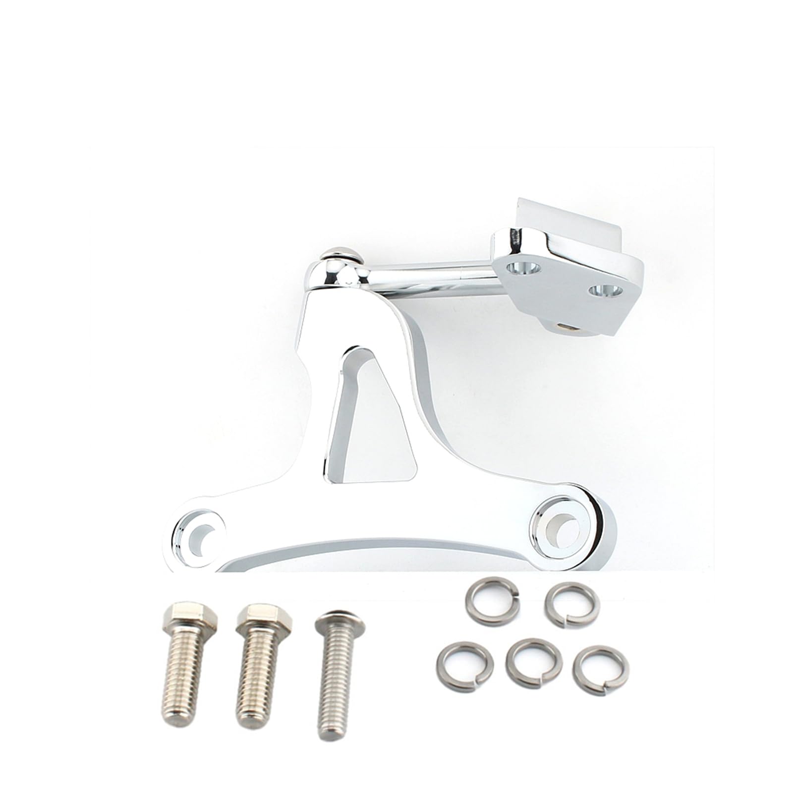 Kit Sospensione Collegamento Staffa Motore Per Harley Sportster XL883L 1200 Argento