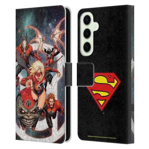 Head Case Designs Officially Licensed Superman DC Comics New 52#30 Supergirl Comic Art Leather Wallet Case Compatible with Samsung Galaxy S25+