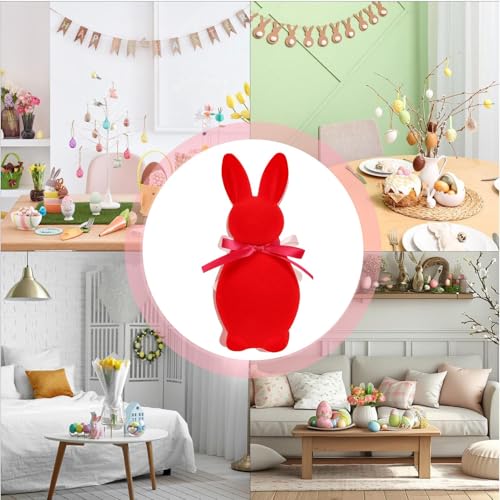 Afflierte Osterkaninchen, Flied Kaninchenfiguren - Flied Statue Dekorationen Von Kaninchen -Ostern | Tischzentren, Kaninchen -Figuren Für Schreibtischdekoration, Dekorationsfeierversorgungen