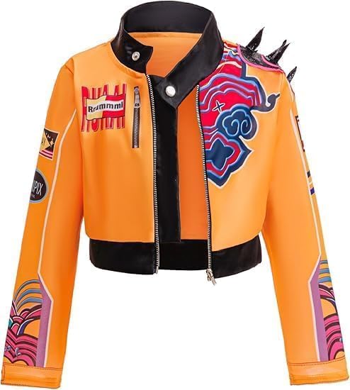 Girls Halloween Costume, Polyester Top and Pants Set for Cosplay Events and Parties