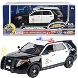 2015 Police Interceptor Utility Black and White Los Angeles Police Department (LAPD)...