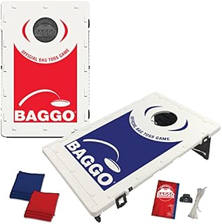 BAGGO Family Backyard Bean Bag Toss Portable Cornhole Game