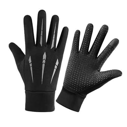 Livwellia Winter Waterproof Ski Snow Warm Gloves Cold Weather Thermal for Running Driving Cycling Hiking Biking-Gray-XL