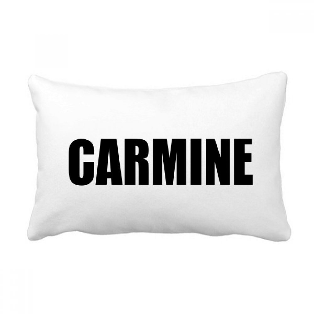 Coussin lombaire carmine contre la fatigue du dos sur le canapé