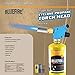 BLUEFIRE Handy Cyclone Torch Kit with MAPP Cylinder Push Button Trigger Start Nozzle Head Fuel by Propane MAPP MAP PRO Gas Welding Soldering Brazing Cooking Glass Beads DIY