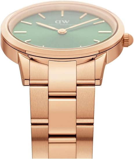 Daniel Wellington DW00100420 Ladies Iconic Link Emerald Rose
