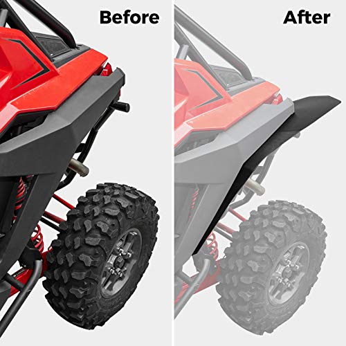 KEMIMOTO XL Fender Flares Compatible with Polaris RZR PRO XP/XP4 2020-2024, PRO R/Turbo R 4 2022-2024, 4PCS Front & Rear Splash Proof Mud Guards UTV Accessories by KEMIMOTO - Image 4