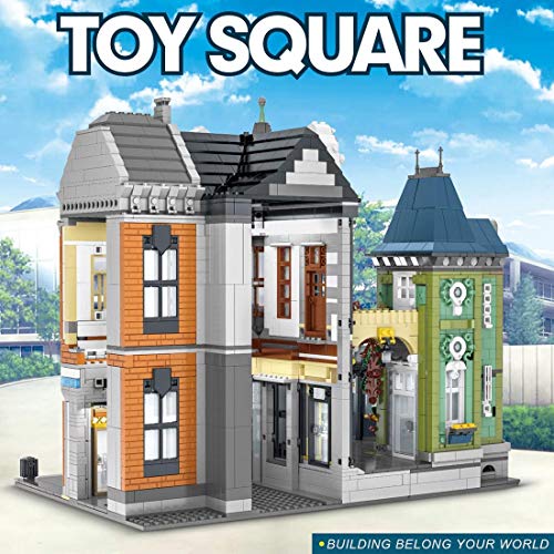 BAXT Architektur ModellBausatz, 3- Schichten Spielwarenladen Platz Street View Haus Bausteine Modular Building, 5477… – Bild 7