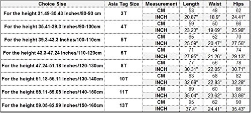 Toddler Youth Boy Washed Elastic Mid Waist Full Length Regular Pants Denim Jeans(B,6 Years) #TOP3