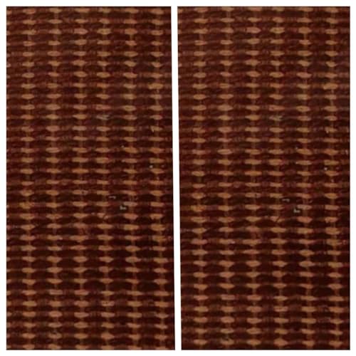 Aibote 2pc Snake Skin Pattern Micarta Knife Handle Scales Slabs Knives Custom DIY Tool Material for Knife Making Blank Blades(130X45X9MM)