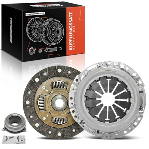 Frankberg Clutch Kit with Release bearing Compatible with Cuore VII L275 L276 L285 1.0L 2007-2012 S.i.r.i.o.n M3 1.0L 2005-2013 Justy IV - 1.0L 2007-2024 Replace# 619312400