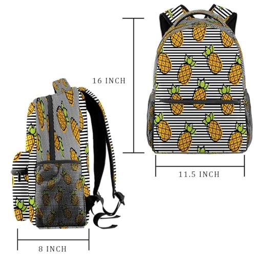 Sac de voyage décontracté ananas multicolore pour les sorties - 2