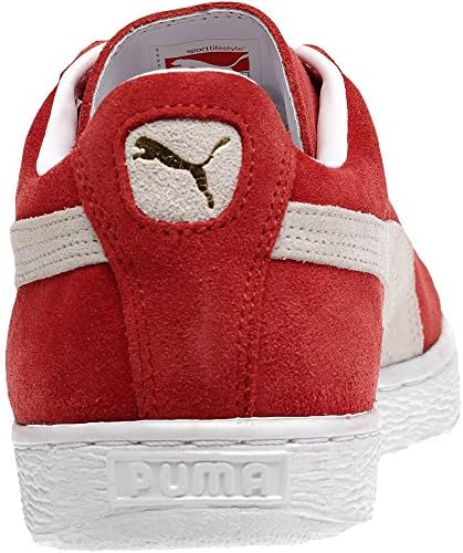 puma white and red