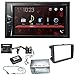 Produktbild Pioneer DMH-G220BT Bluetooth USB MP3 Autoradio Einbauset kompatibel mit T6 Sharan 2 Beetle
