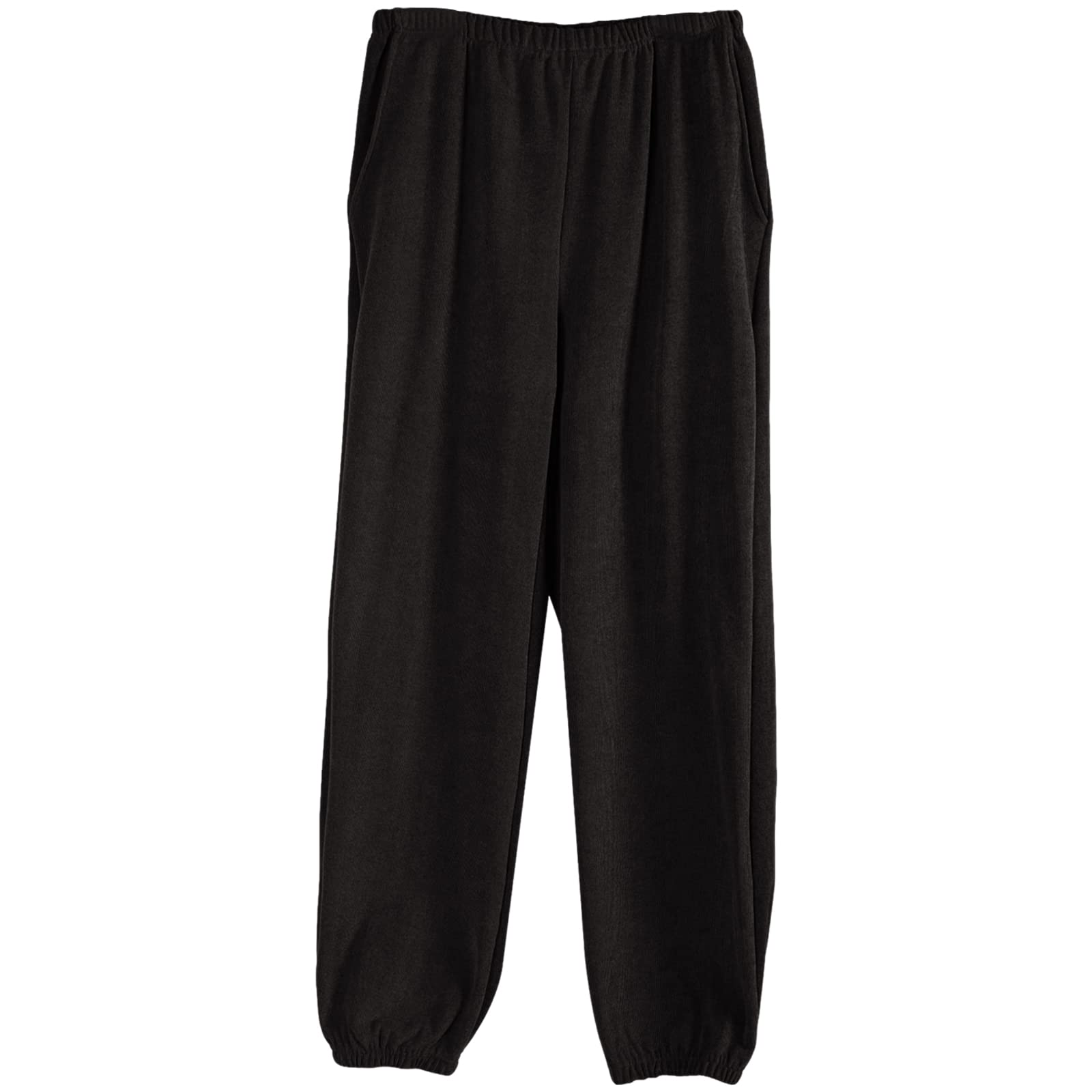 ANUFER Mens Winter Double-Sided Fluffy Thermal Trousers Stretchy Casual Lounge Pants Black SA5AP01 XXL