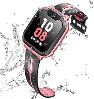 imoo Watch Phone Z1 Kinder-Smartwatch, 4G Kinder-Smartwatch-Telefon mit langanhaltendem Video-und Telefonanruf, Kinder-GPS-Uhr mit Echtzeit-Ortung und Wasserdichtigkeit IPX8 (Rosa)