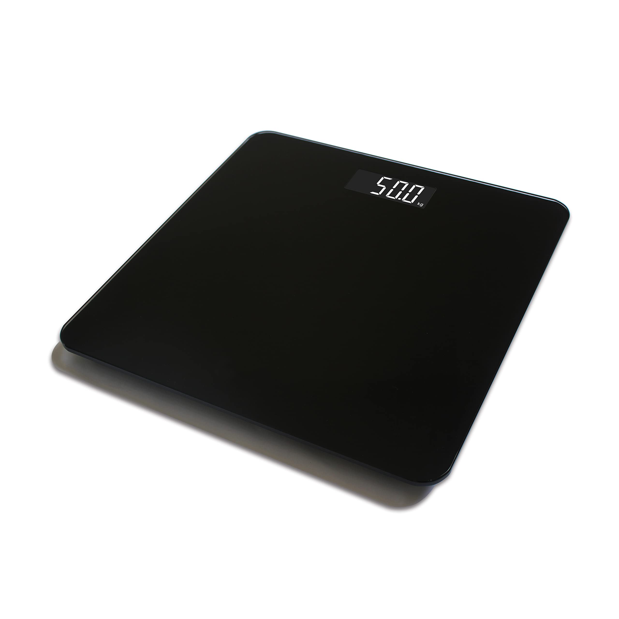 Vortex BL319 High precision strain gauge sensor system 6mm R20 tempered glass 180kg kg/lb/st convertible LED Display Step on Technology Auto zero & Auto off Digital Scale