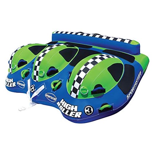 Sportsstuff High Roller 3 | 1-3 Rider Towable Tube for Boating