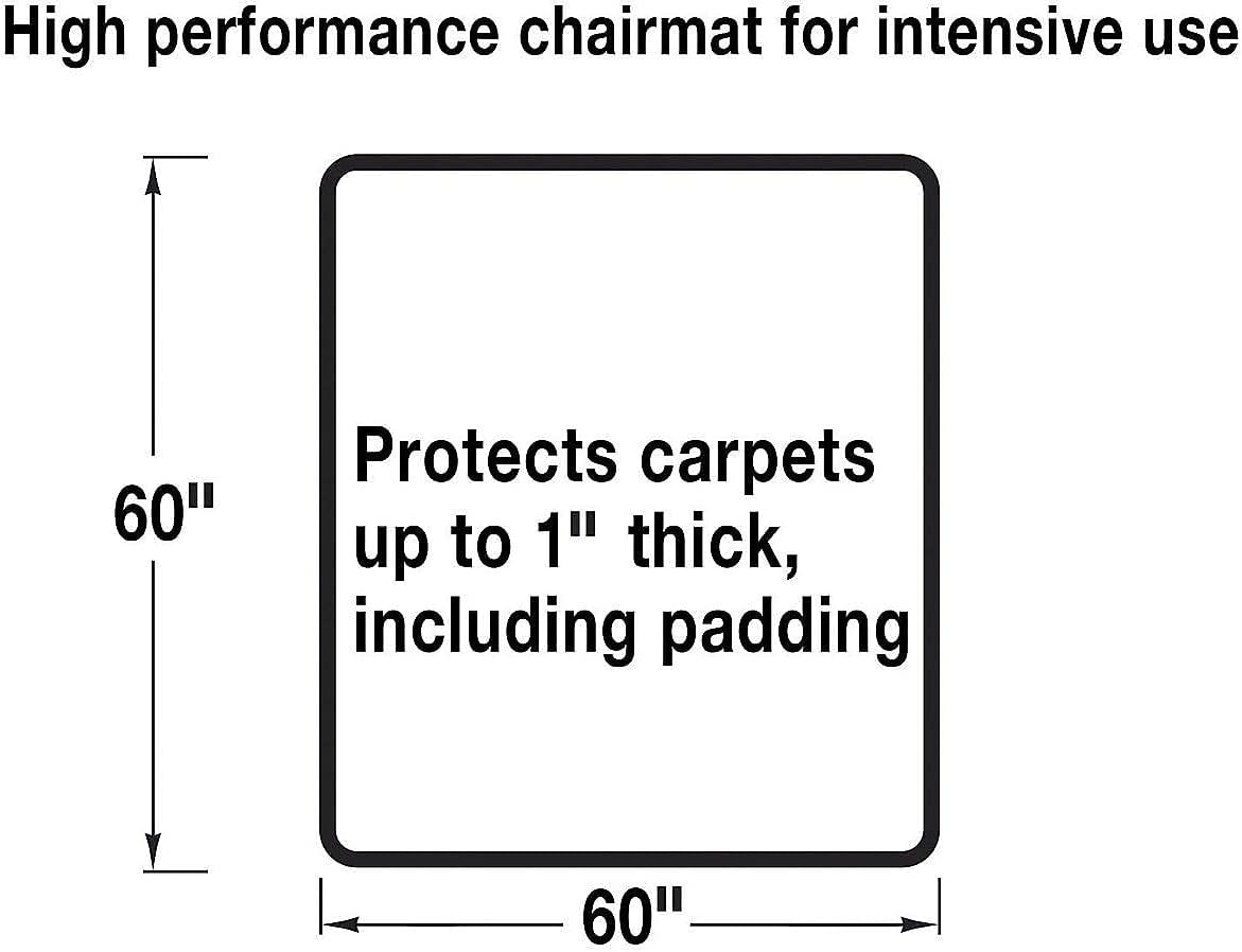 Staples Standard 60 x 60 Rectangular Chair Mat