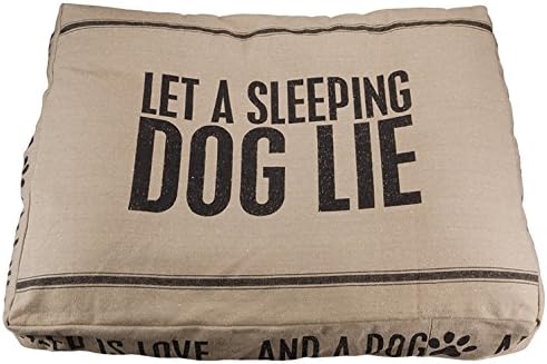 Primitives by Kathy 28083 Double-Sided Bed, Large, Kiss Your Dog Goodnight