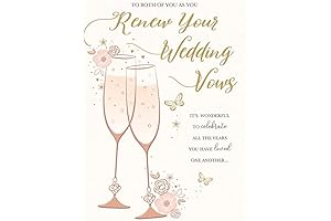 Traditional Wedding Card Renewal of vows