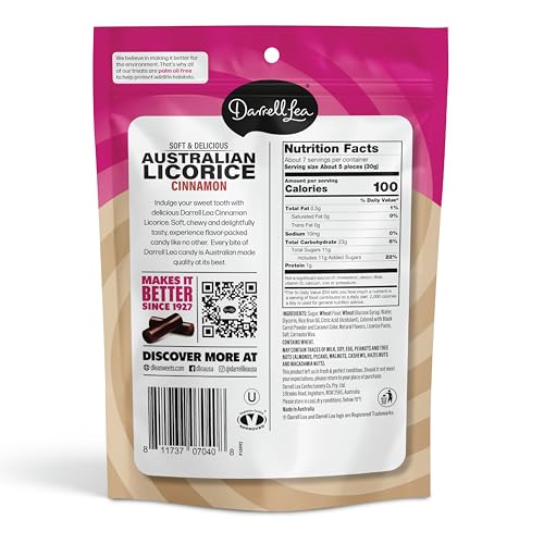 Caramelos de Regaliz Soft Australian Darrell Lea 7 oz (Pack 8) miniatura 2