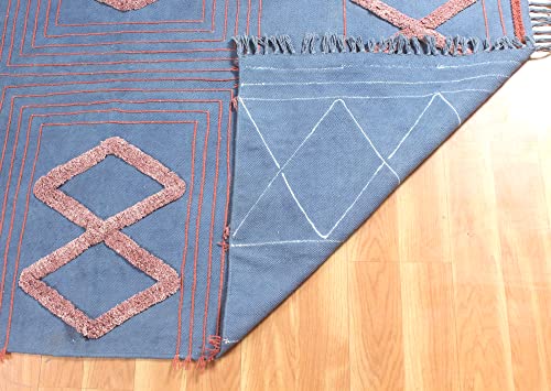 Tapis de douche bohème 90 x 150 cm en coton pour chambre - 8