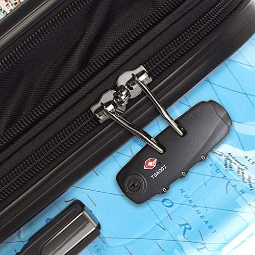 Heys America Journey 2G Maps 3Pc Hardside Fashion Spinner Set (Multicolor) #TOP7