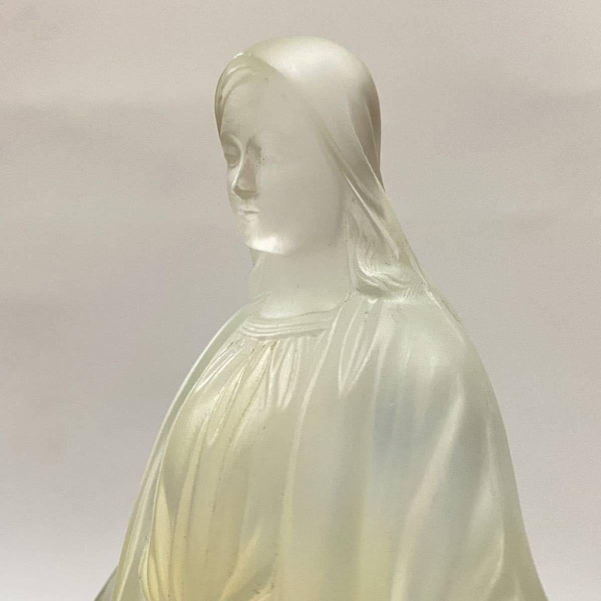 【美品】Sabino サビノ オパールセント 聖母 マリア像 ぺーパーウェイト 美品】Sabino サビノ オパールセント 聖母 マリア像 ぺーパー