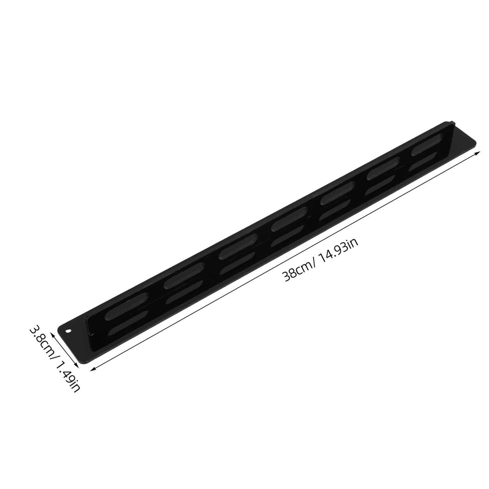 TOYANDONA 5 Pezzi Portaocchiali da Parete in Acrilico Nero con 7 Slot Supporto Salvaspazio per Occhiali da Vista da Sole Design Moderno per Decorazione Casa e Camera