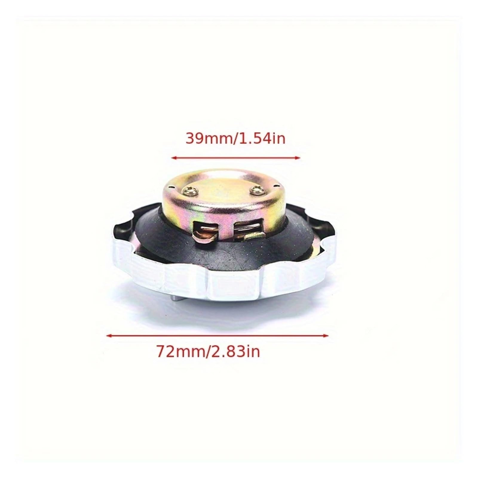 Tappo Serbatoio Tappo Serbatoio Carburante Chiusura Coperchio Moto CG125 | Tappo Del Serbatoio Con Chiusura Sicura Ed Elegante Per CG125. Alluminio Durevole, Resistente Ai Graffi