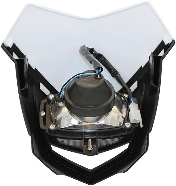 に適合する スズキ用 バイク用ヘッドライト ユニバーサル 35W 照明 デュアルスポーツフェアリング モトクロス ダートバイク ヘッ