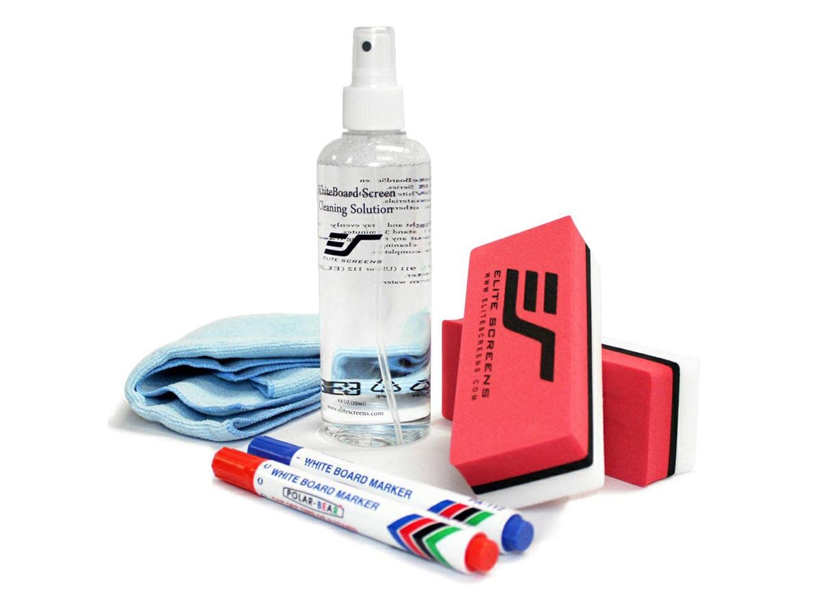 Elite Screens WhiteBoard Projection Screen Cleaning Kit - 6pc Bundle - ZER3